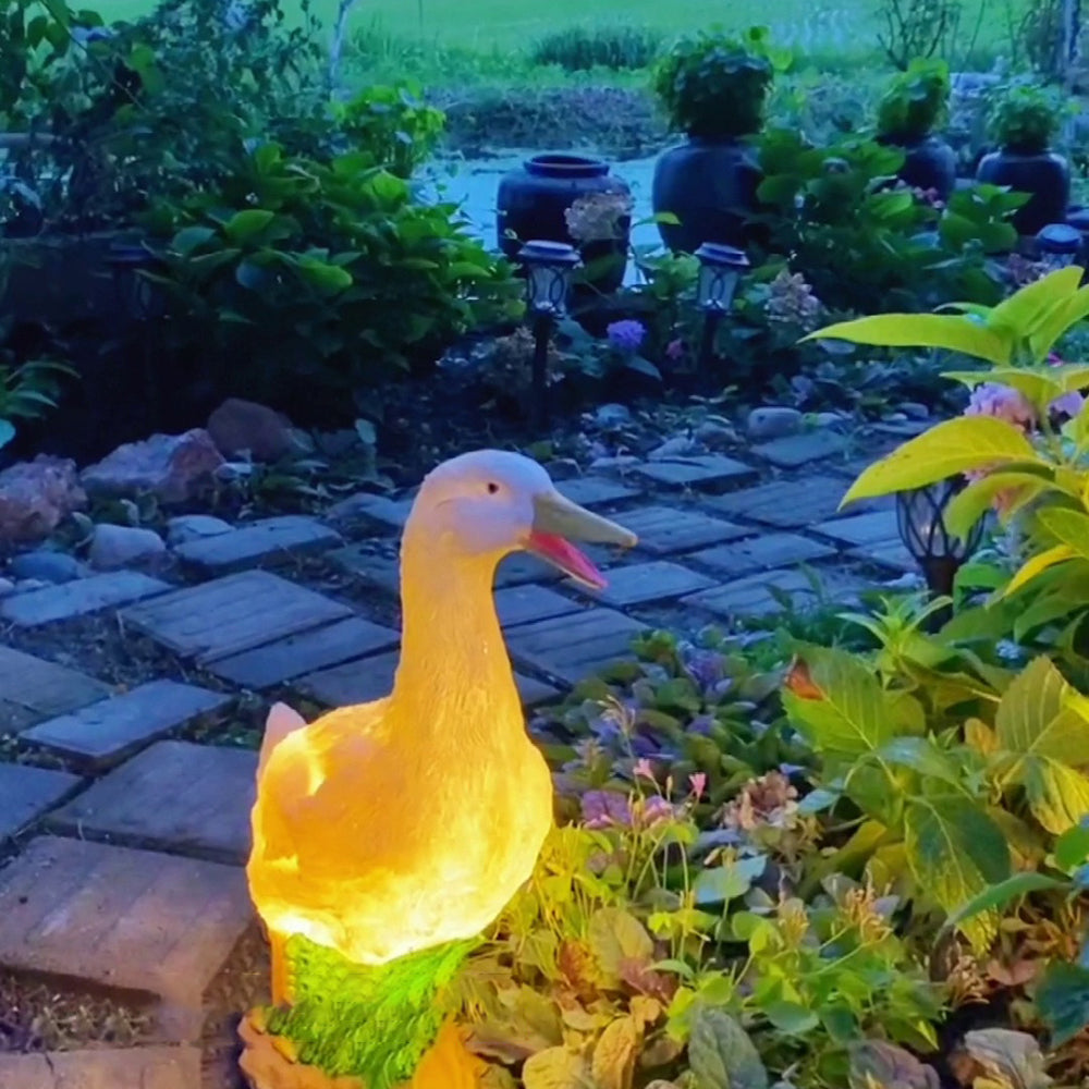 Aria Gartendekoration Außenleuchte Gansform, Solar, 3 Stile