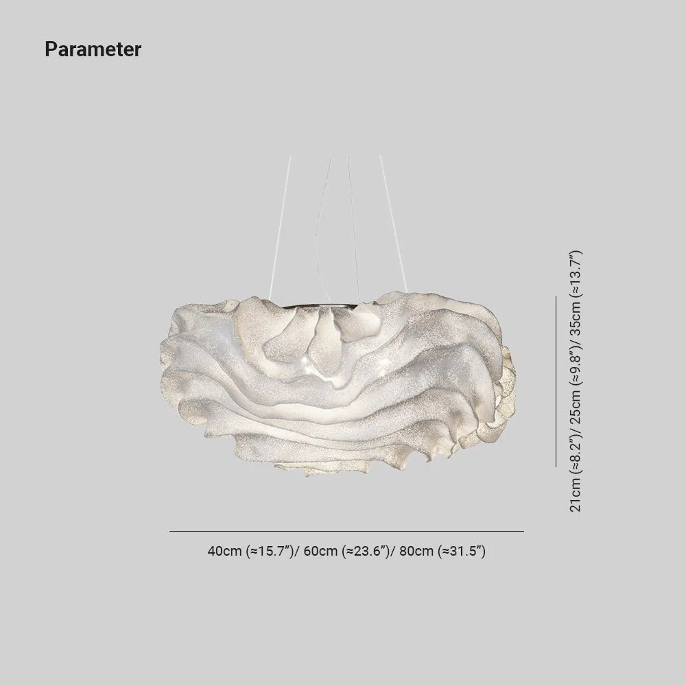 Ritta Moderne Wolkenförmige Luxus Pendelleuchte Elegantes Kunstdesign