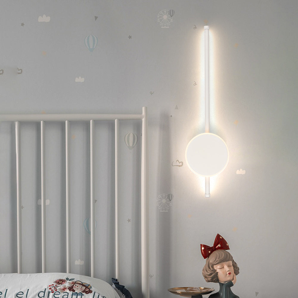 Arisha Modern Rund Linear Wandleuchte Weiß/Schwarz/Gold Wohn/Schlafzimmer Metall