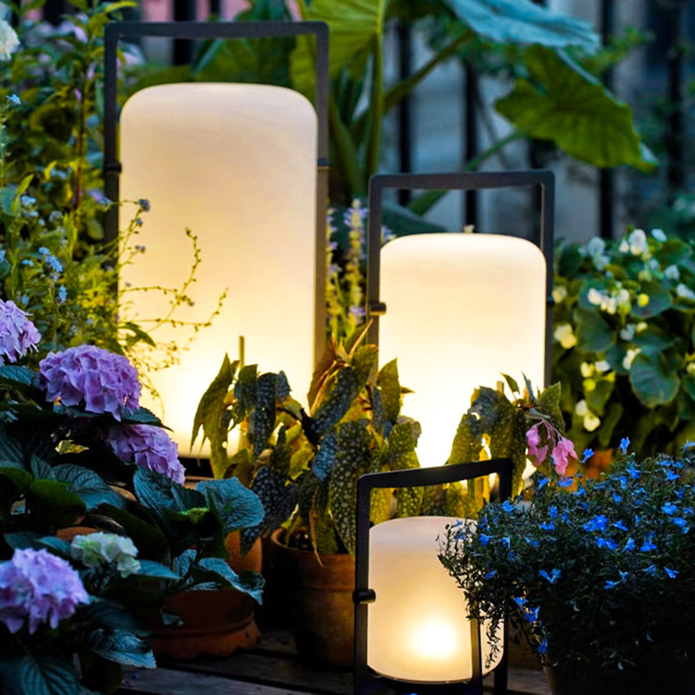 Ray Außenstehlampe Zylinder, Solar Garten, Flur, Balkon