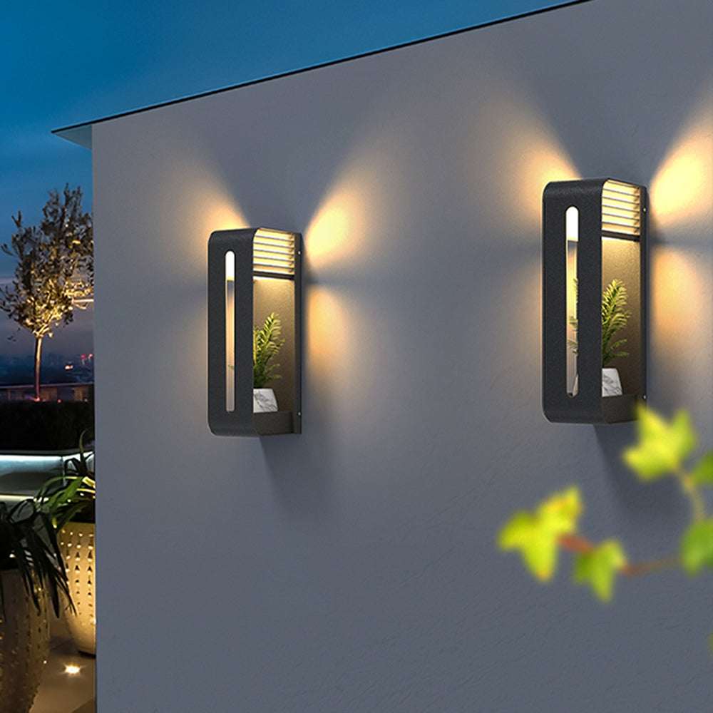 Ray Pflanzen Außenwandleuchte Metall Garten Flur Terrasse