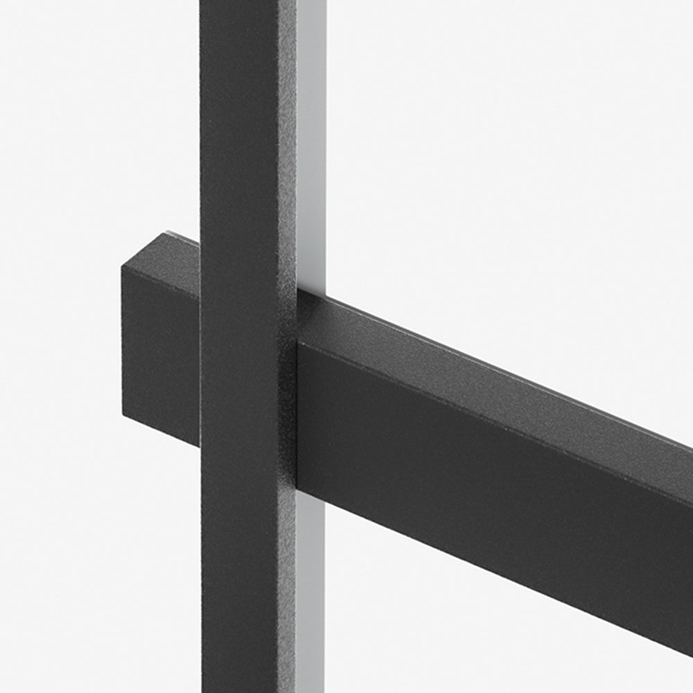 Ray Außenwandleuchte Minimalistisch  Duo-Linear   Schwarz  LED  Garten Balkon