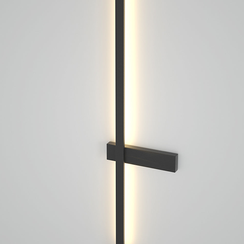 Ray Außenwandleuchte Minimalistisch  Duo-Linear   Schwarz  LED  Garten Balkon