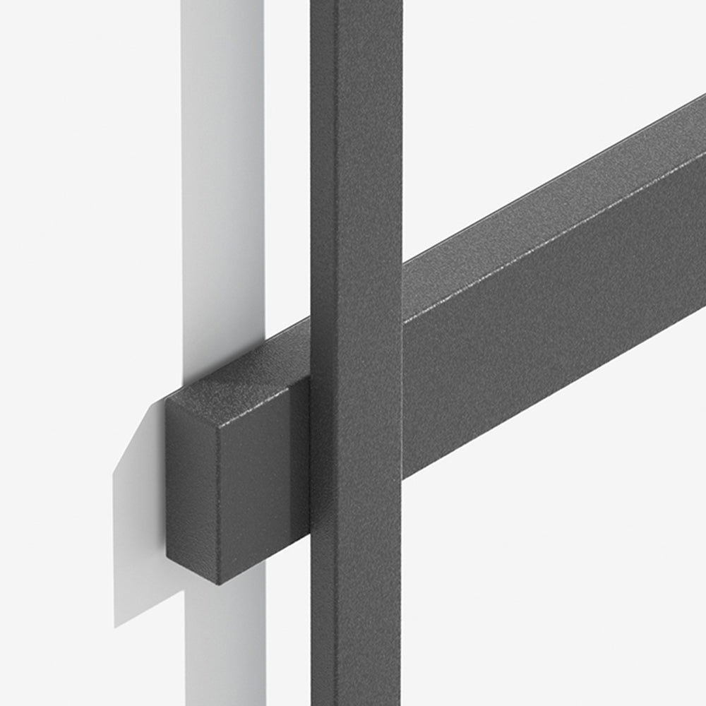 Ray Außenwandleuchte Minimalistisch  Duo-Linear   Schwarz  LED  Garten Balkon