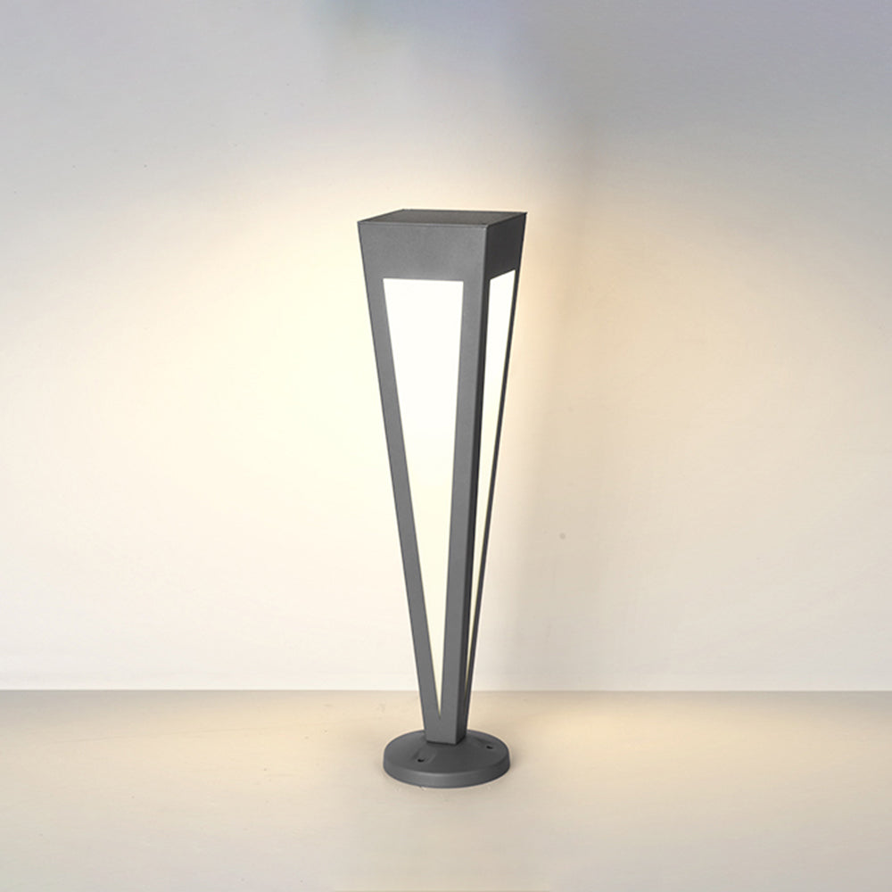 Arisha Modern LED Linear Außenleuchte Schwarz Garten/Flur/Balkon Metall&Acryl
