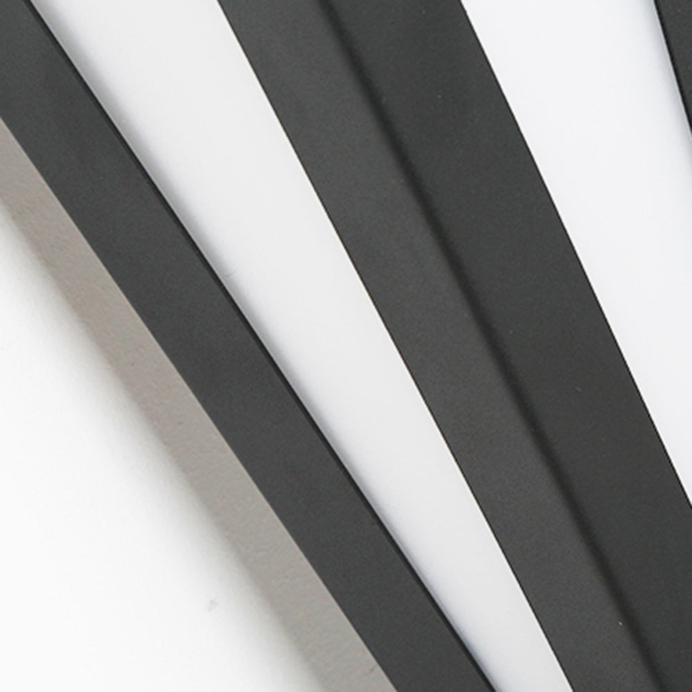 Arisha Modern LED Linear Außenleuchte Schwarz Garten/Flur/Balkon Metall&Acryl