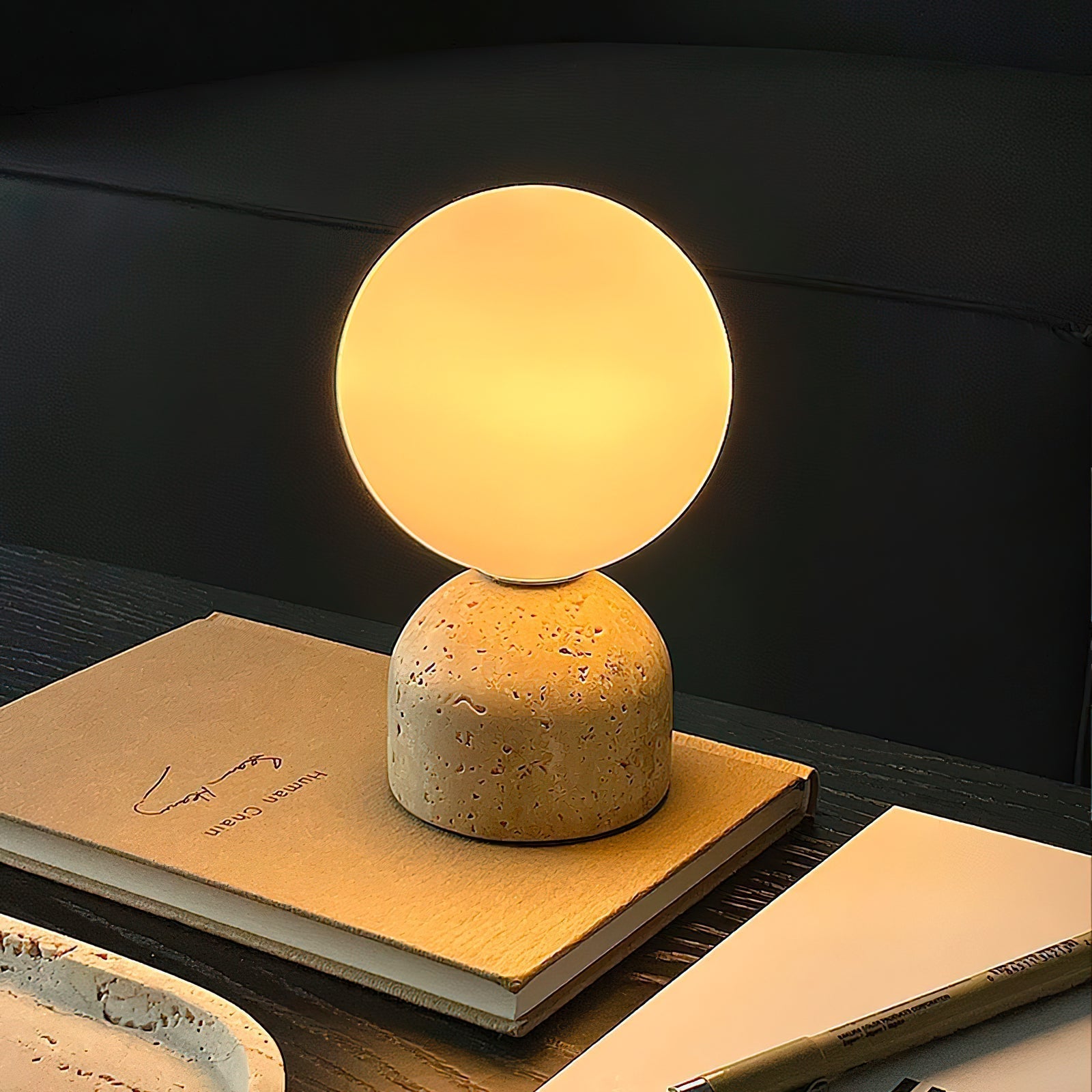 Aalia Marble Modern Minimalist Table Lamp - Letslighting