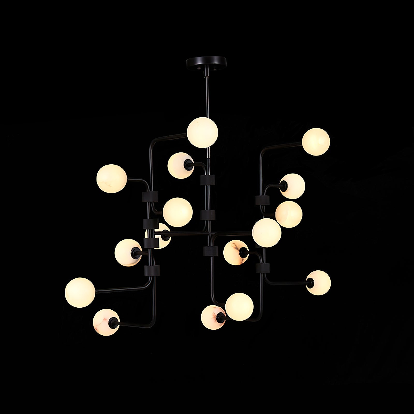 Aballs Elegance Unique Glass Chandelier - Letslighting