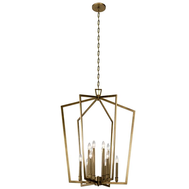 Abbotswell Traditional Modern Brass Chandelier - Letslighting