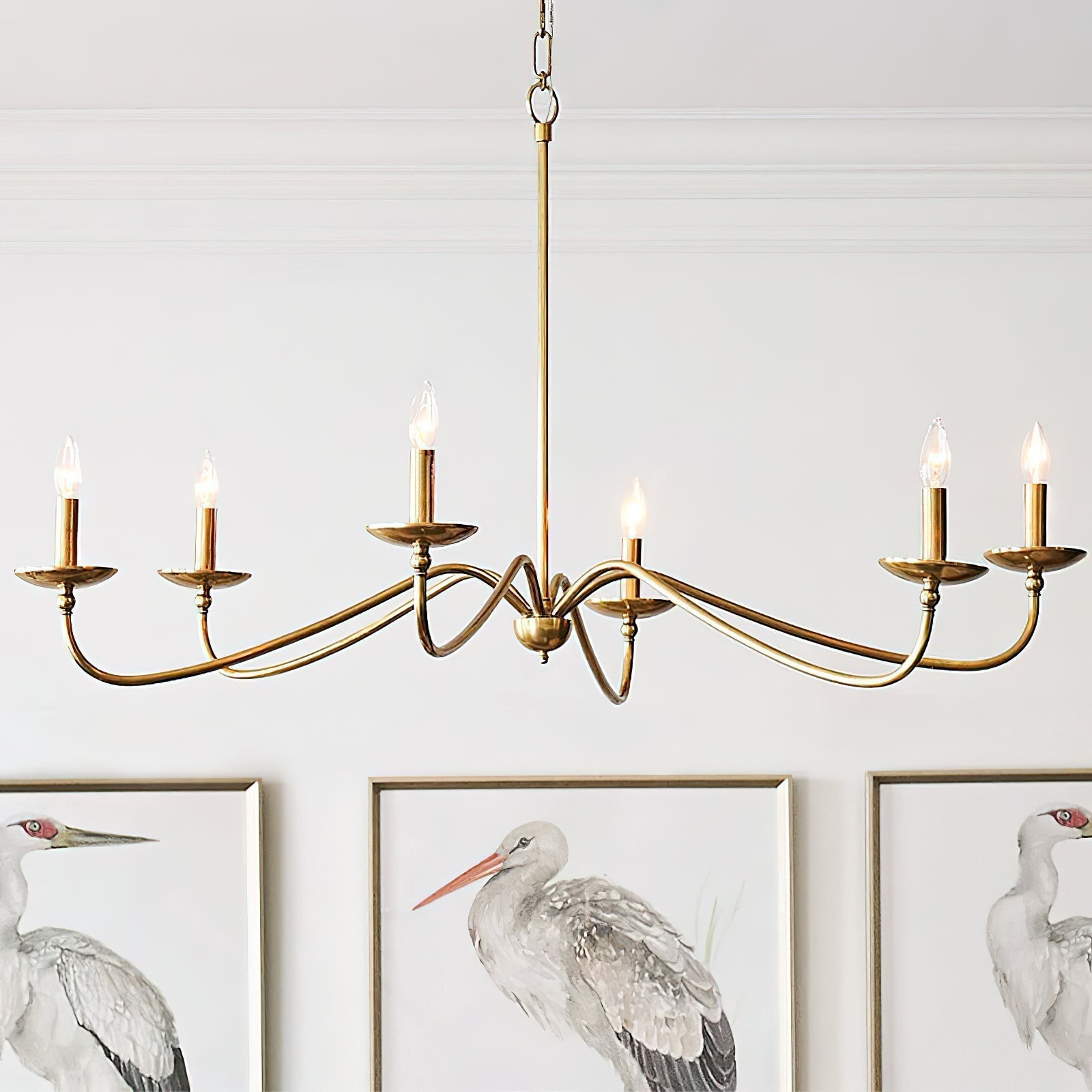 Alshaarae Vintage Industrie Messing Kronleuchter-Letslighting