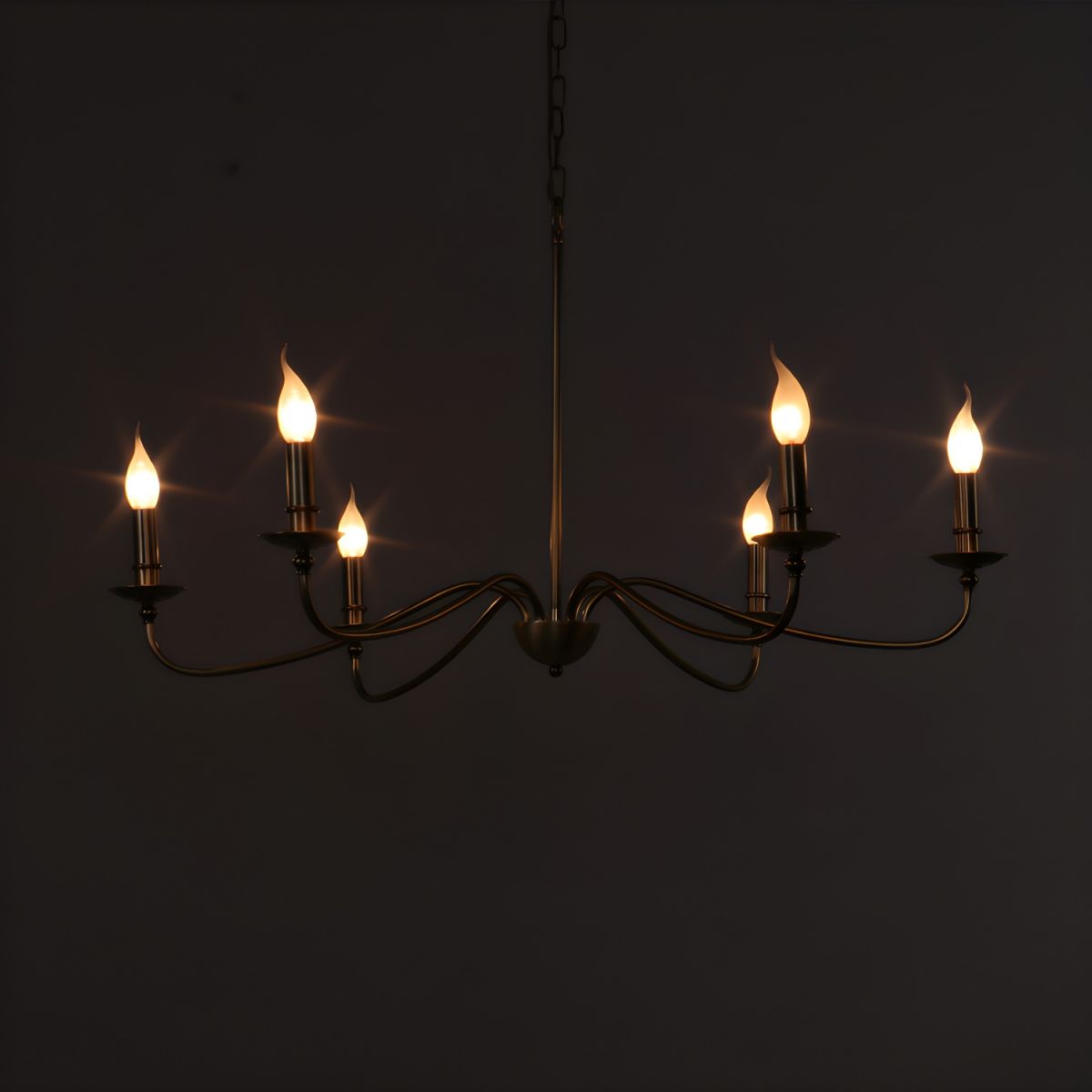 Alshaarae Vintage Industrie Messing Kronleuchter-Letslighting
