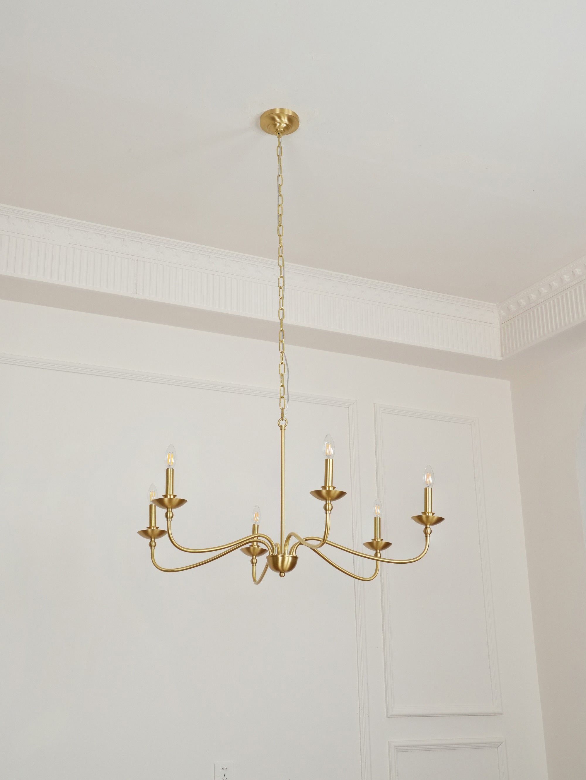 Alshaarae Vintage Industrie Messing Kronleuchter-Letslighting