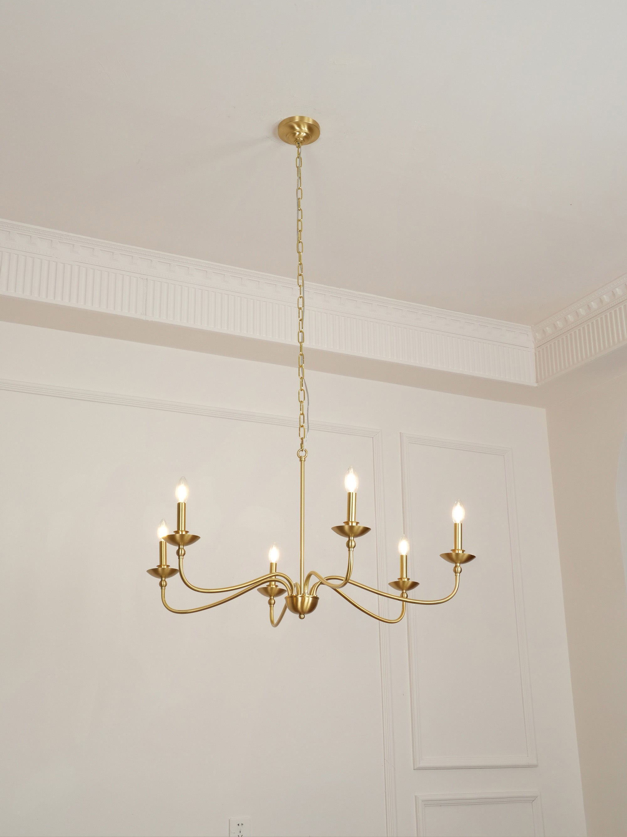 Alshaarae Vintage Industrie Messing Kronleuchter-Letslighting