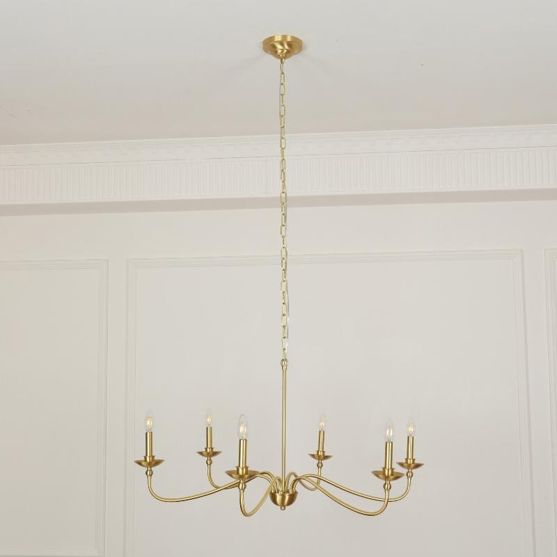 Alshaarae Vintage Industrie Messing Kronleuchter-Letslighting