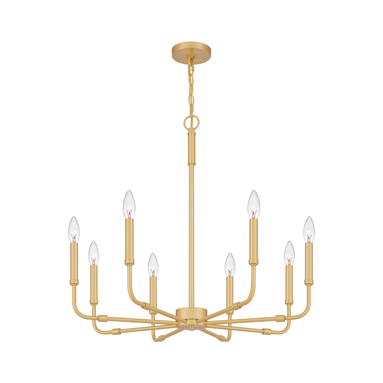 Abner Industrial Modern Brass Chandelier - Letslighting