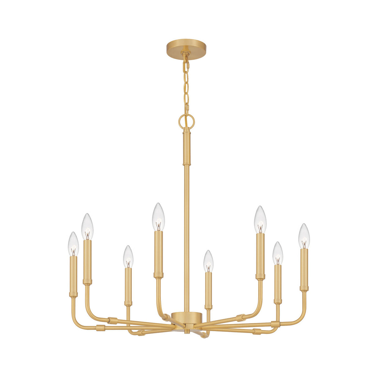 Abner Industrial Modern Brass Chandelier - Letslighting