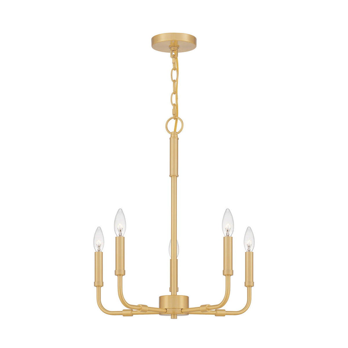 Abner Industrial Modern Brass Chandelier - Letslighting
