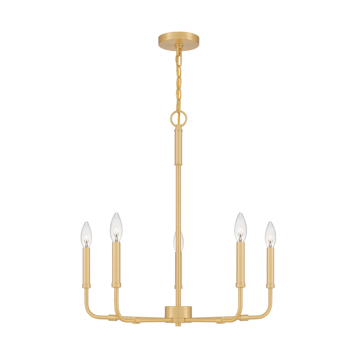 Abner Industrial Modern Brass Chandelier - Letslighting
