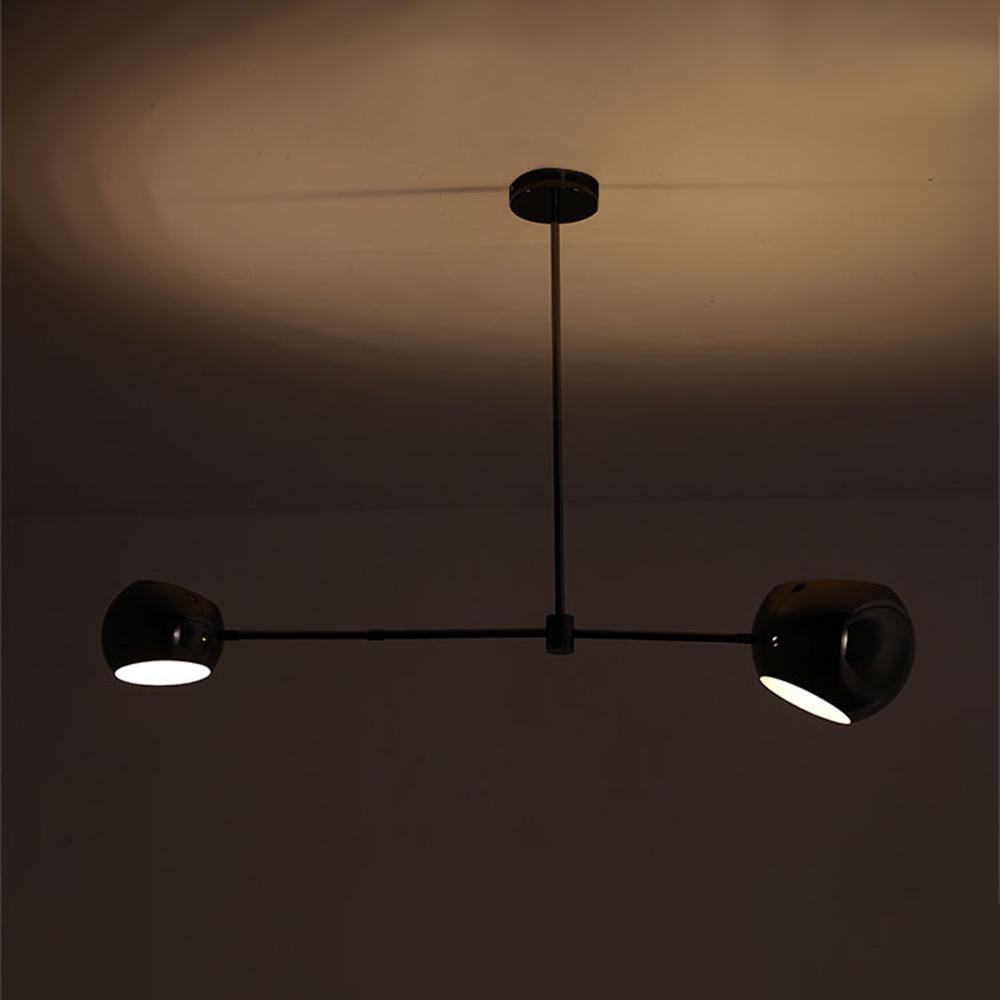 Lustra Kronleuchter Schwarz Glas Acaba Elegant-Letslighting