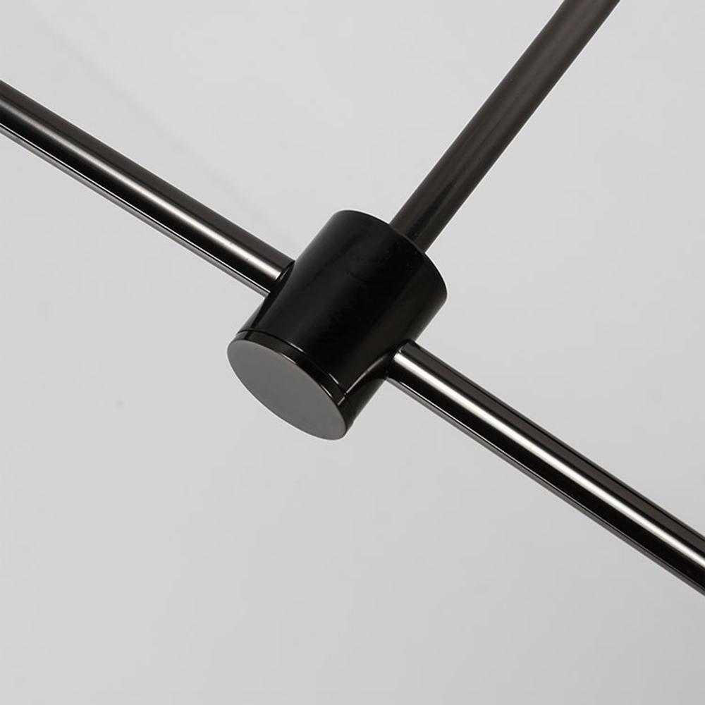 Lustra Kronleuchter Schwarz Glas Acaba Elegant-Letslighting