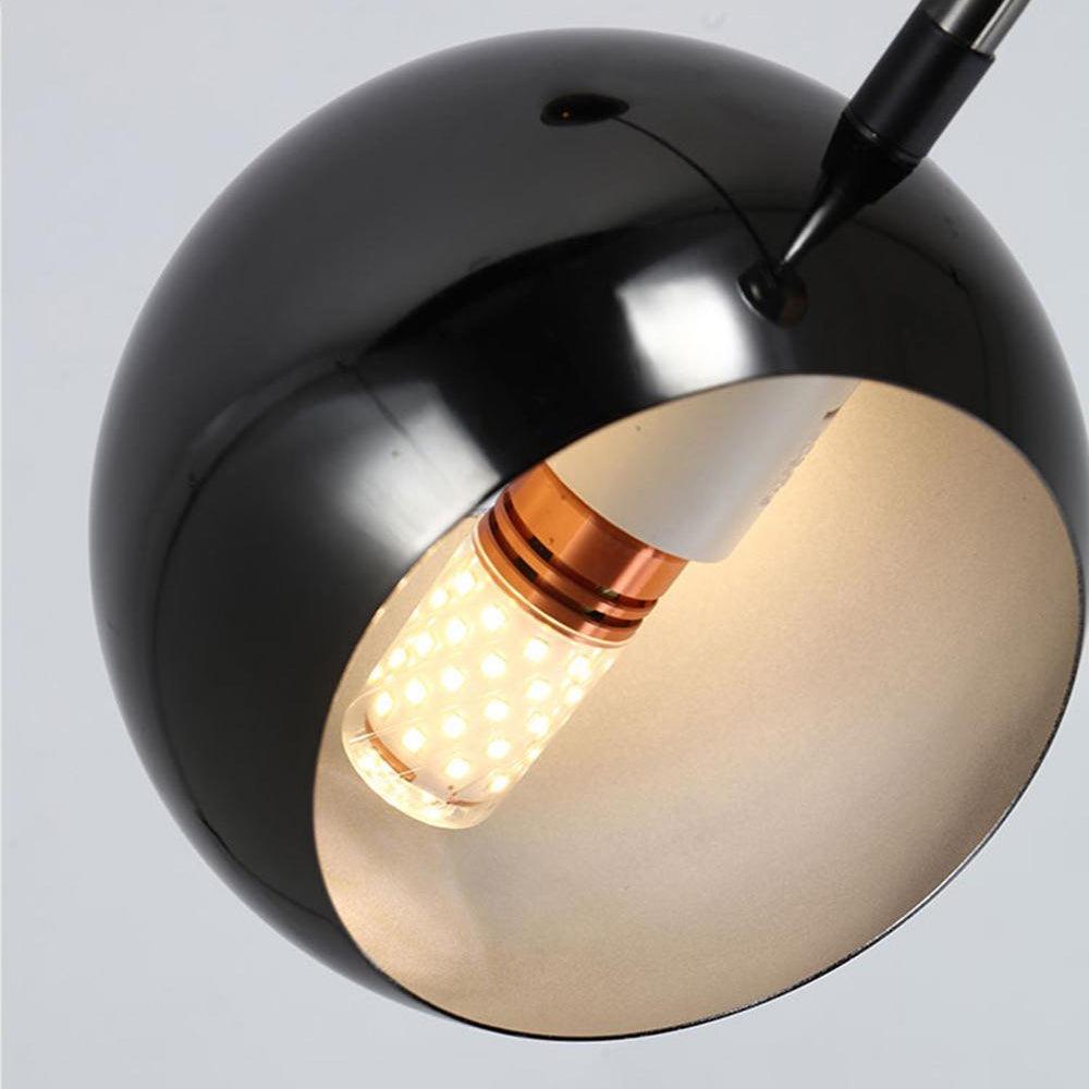 Lustra Kronleuchter Schwarz Glas Acaba Elegant-Letslighting