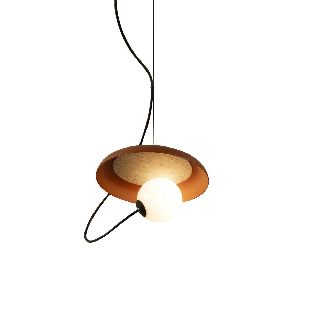Acoustic Modern Disc Glass Pendant Lamp - Letslighting