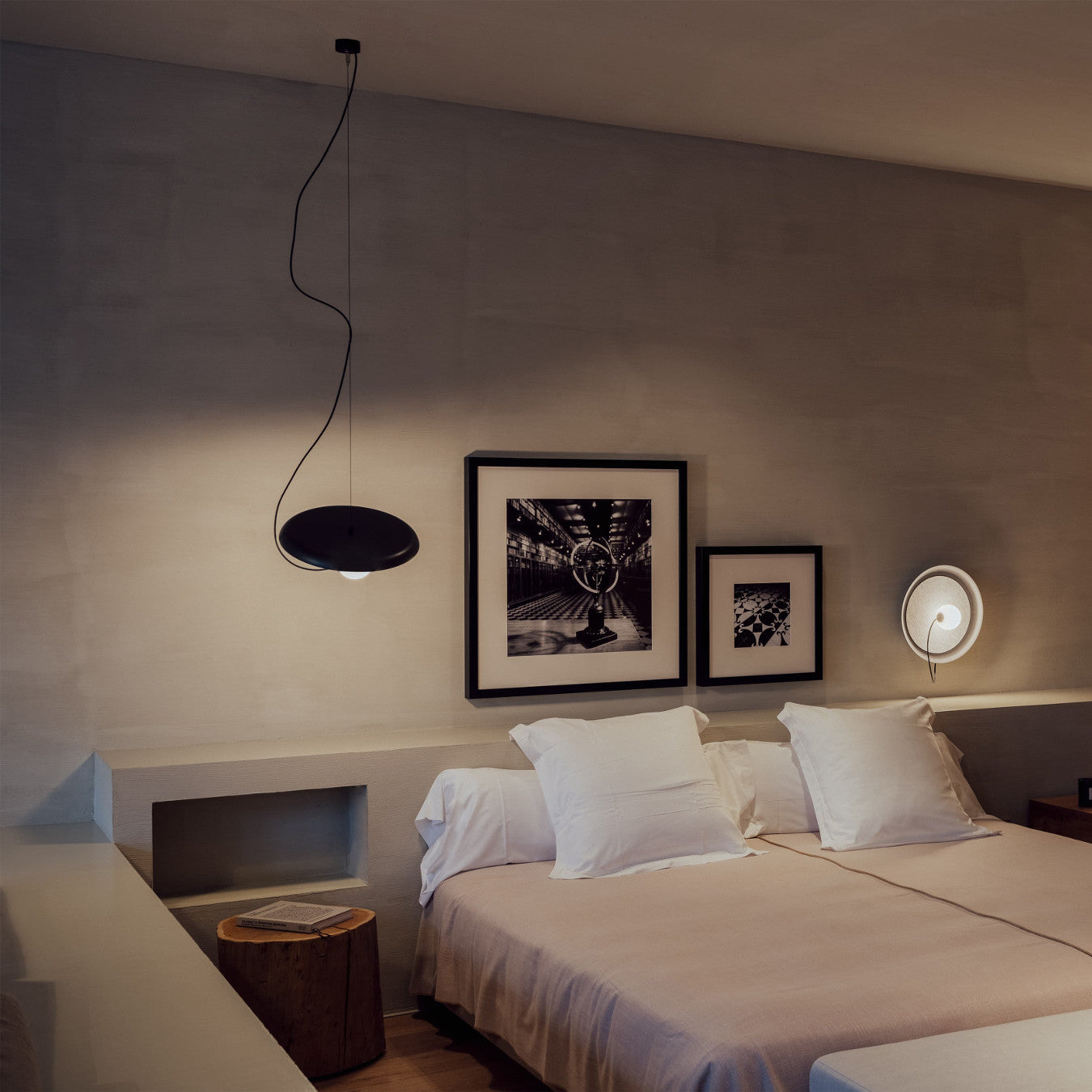 Acoustic Modern Disc Glass Pendant Lamp - Letslighting