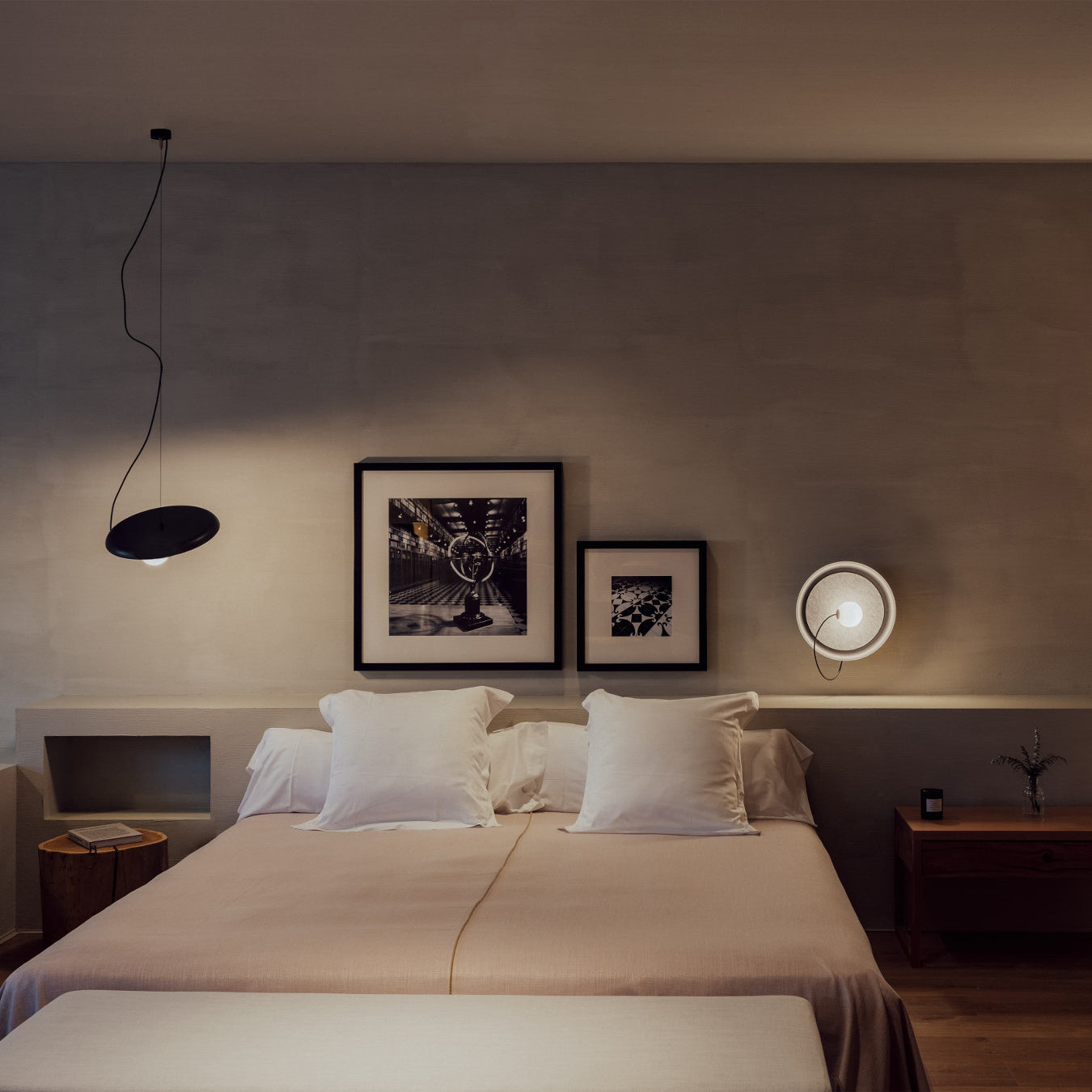 Acoustic Modern Disc Glass Pendant Lamp - Letslighting