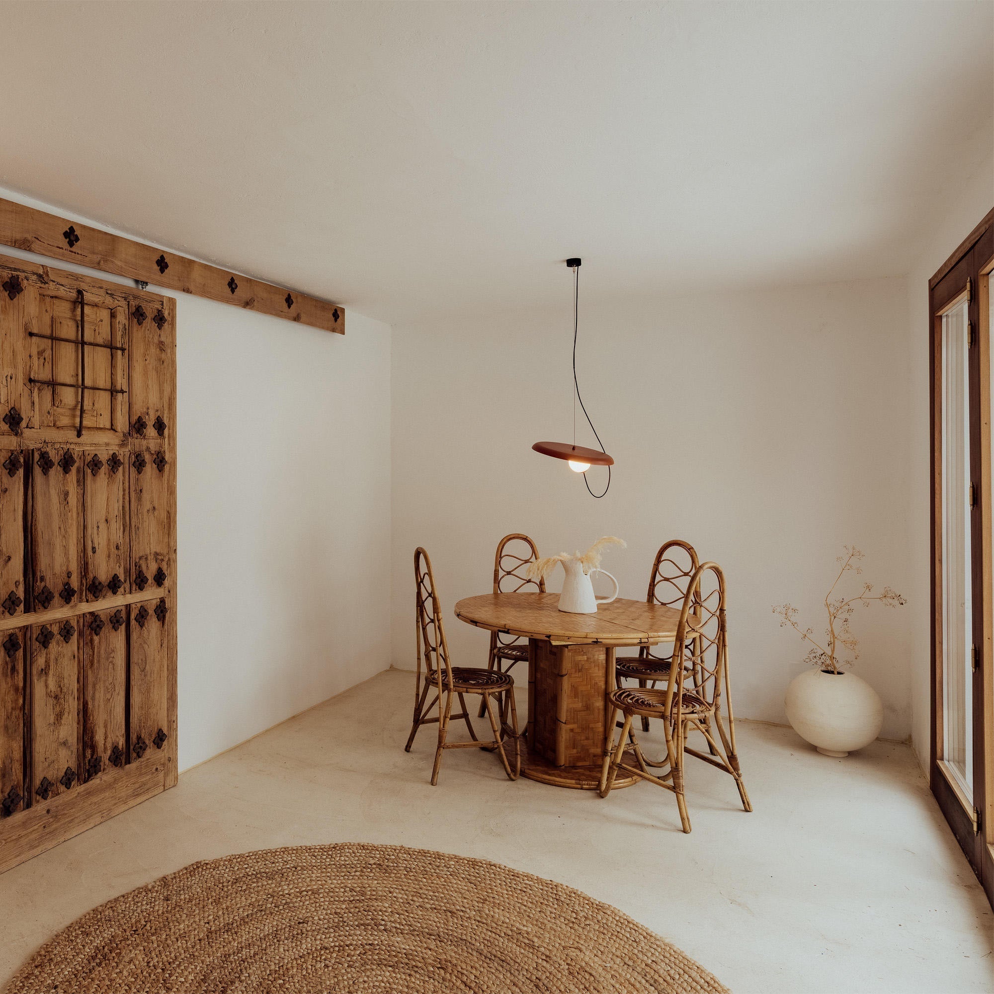 Acoustic Modern Disc Glass Pendant Lamp - Letslighting