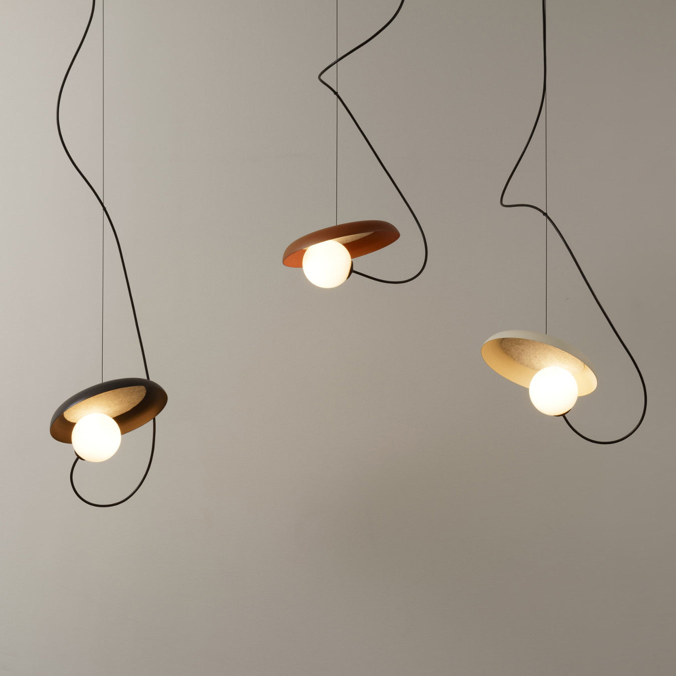 Acoustic Modern Disc Glass Pendant Lamp - Letslighting