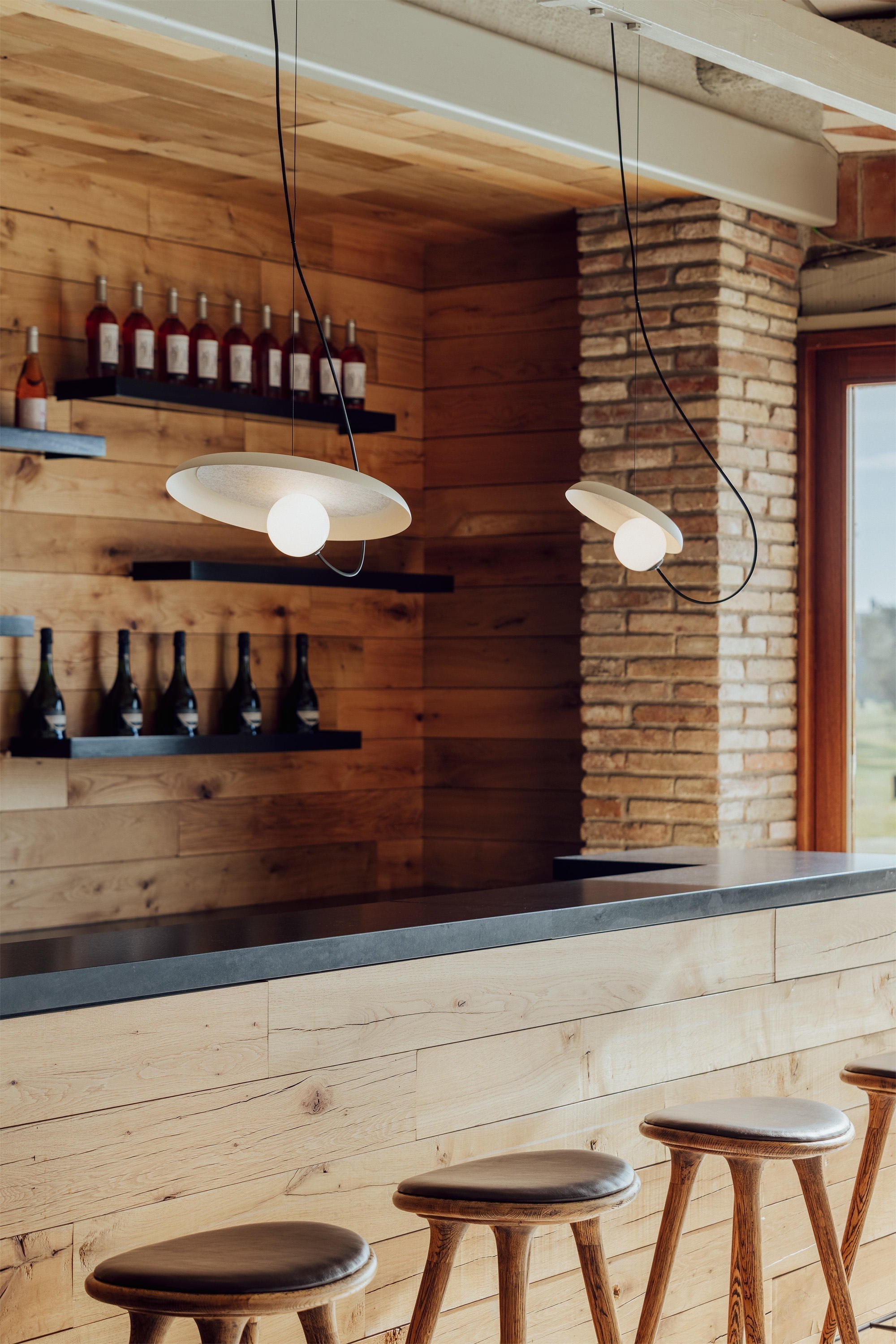 Acoustic Modern Disc Glass Pendant Lamp - Letslighting