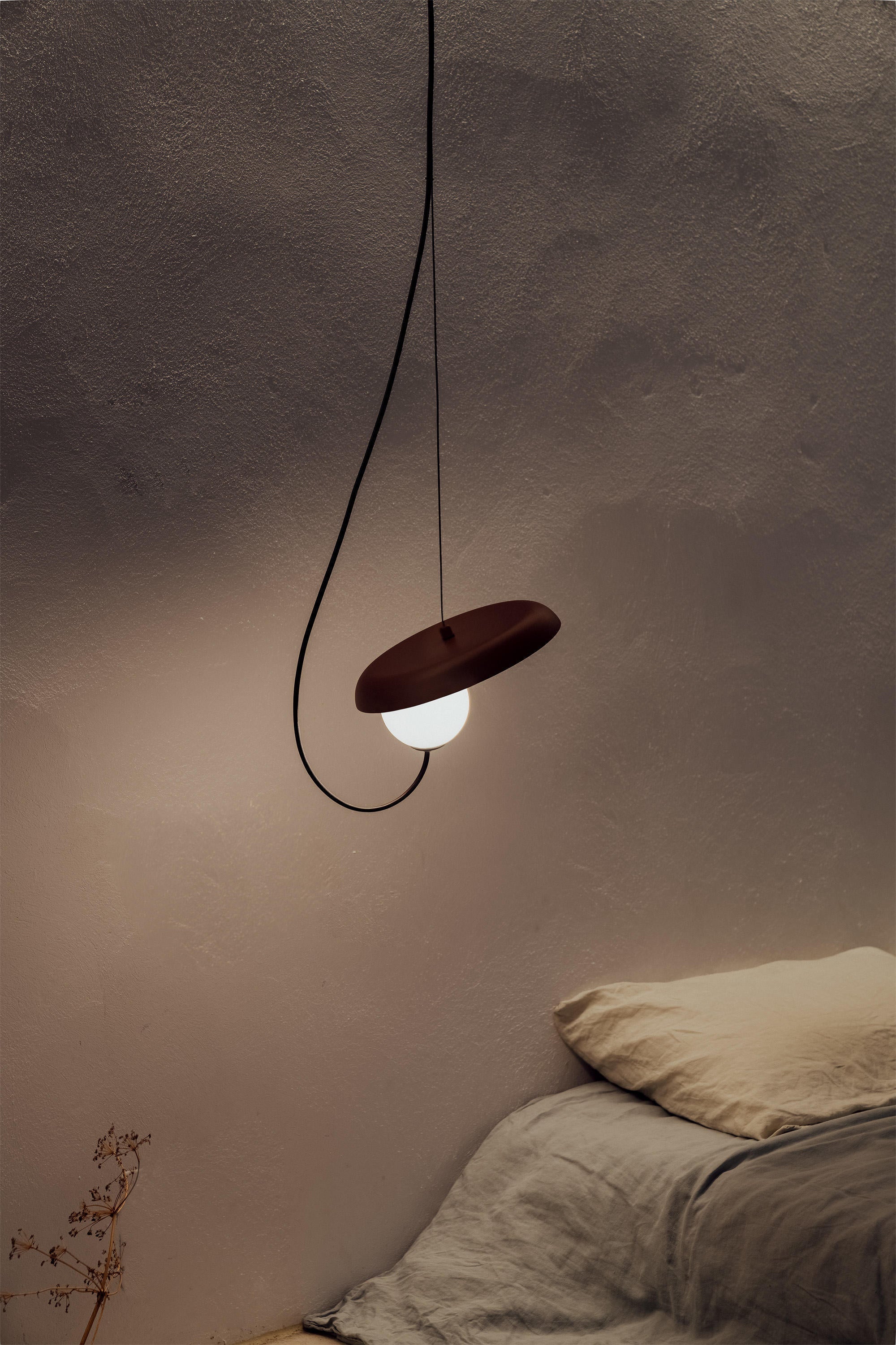 Acoustic Modern Disc Glass Pendant Lamp - Letslighting