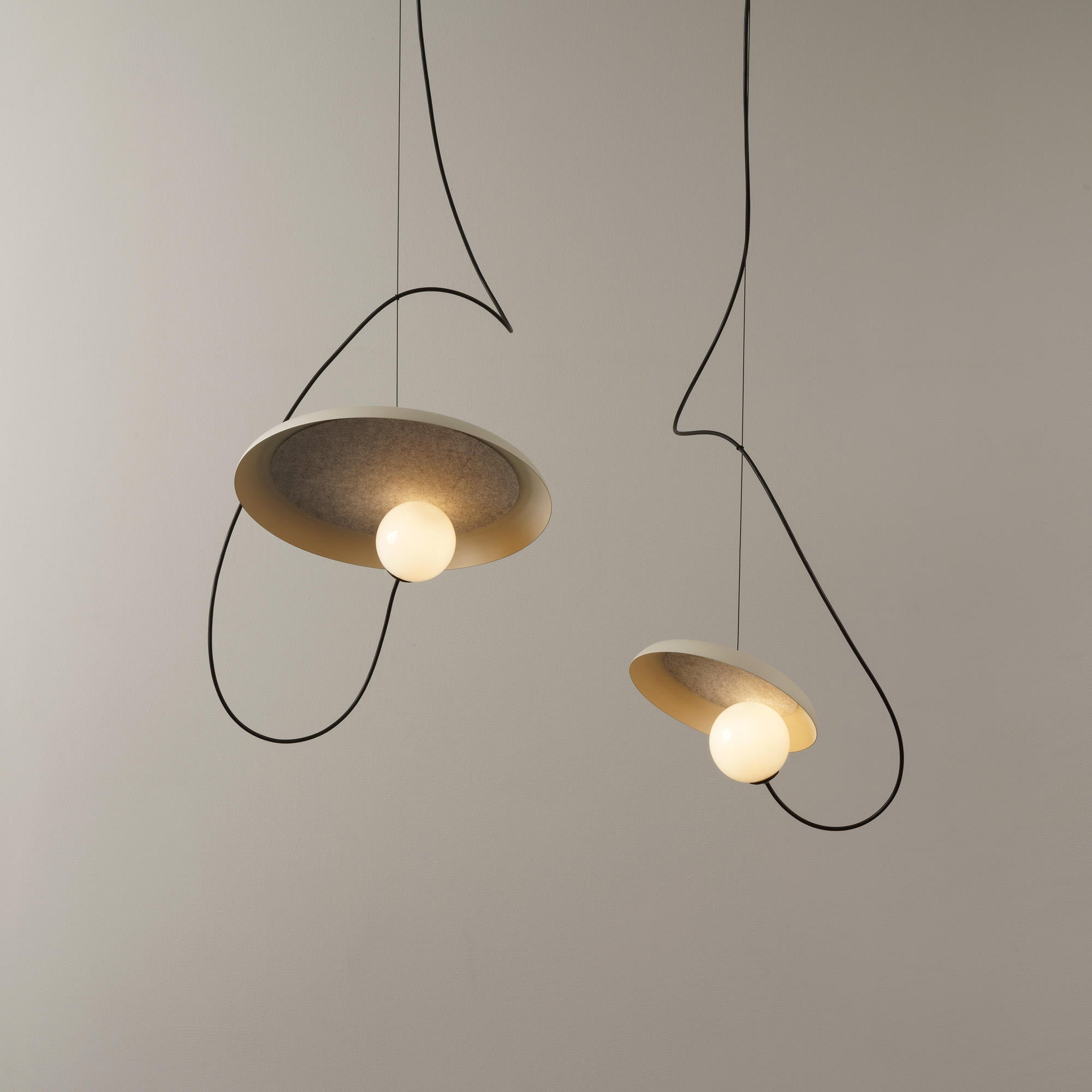 Acoustic Modern Disc Glass Pendant Lamp - Letslighting