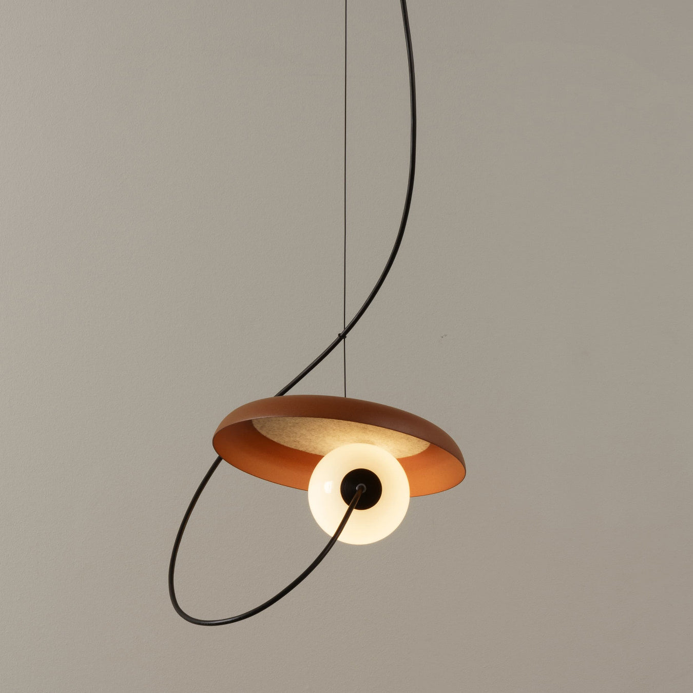 Acoustic Modern Disc Glass Pendant Lamp - Letslighting