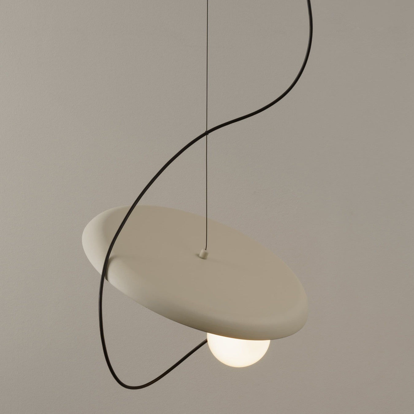 Acoustic Modern Disc Glass Pendant Lamp - Letslighting