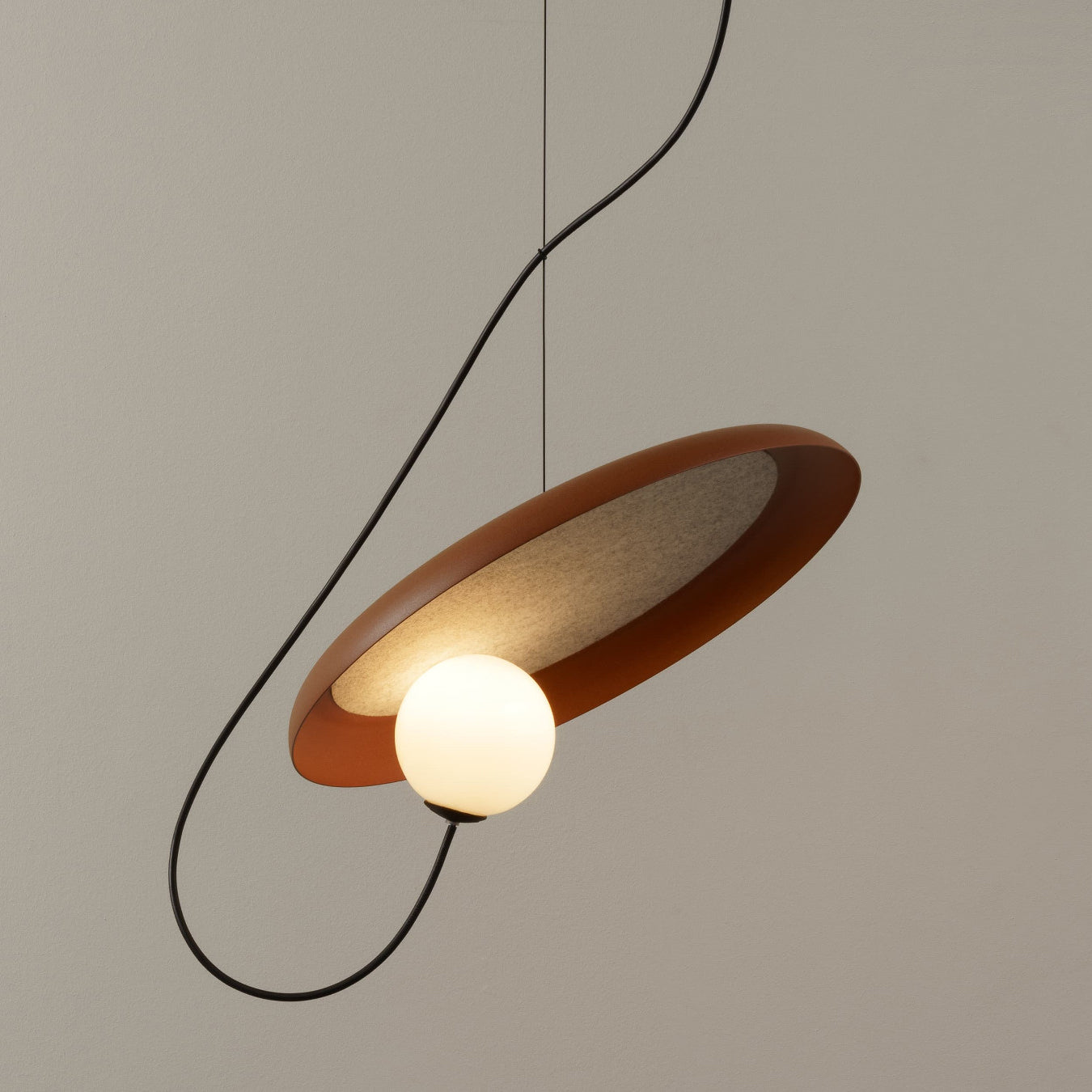 Acoustic Modern Disc Glass Pendant Lamp - Letslighting
