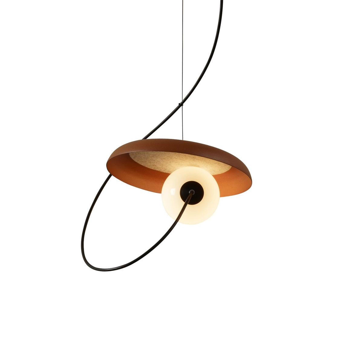 Acoustic Modern Disc Glass Pendant Lamp - Letslighting