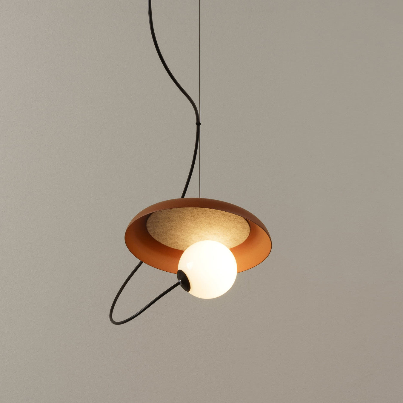 Acoustic Modern Disc Glass Pendant Lamp - Letslighting