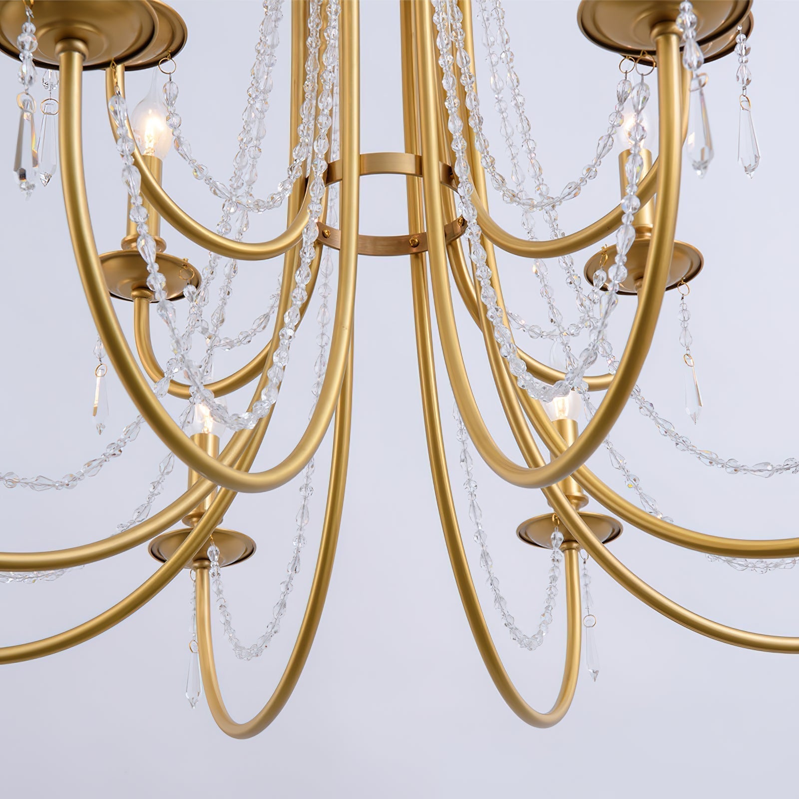 Acroma Modern Traditional Crystal Chandelier - Letslighting