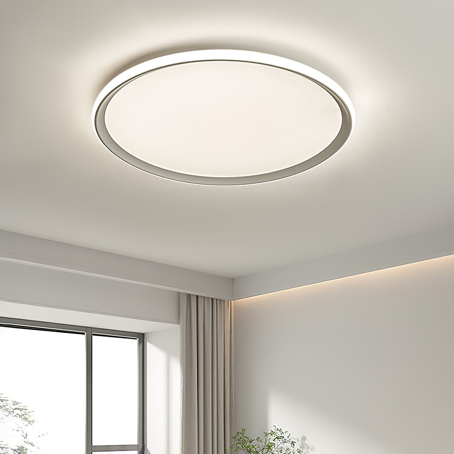 Avtheira Modern Minimalistisch Rund LED Deckenleuchte-Letslighting