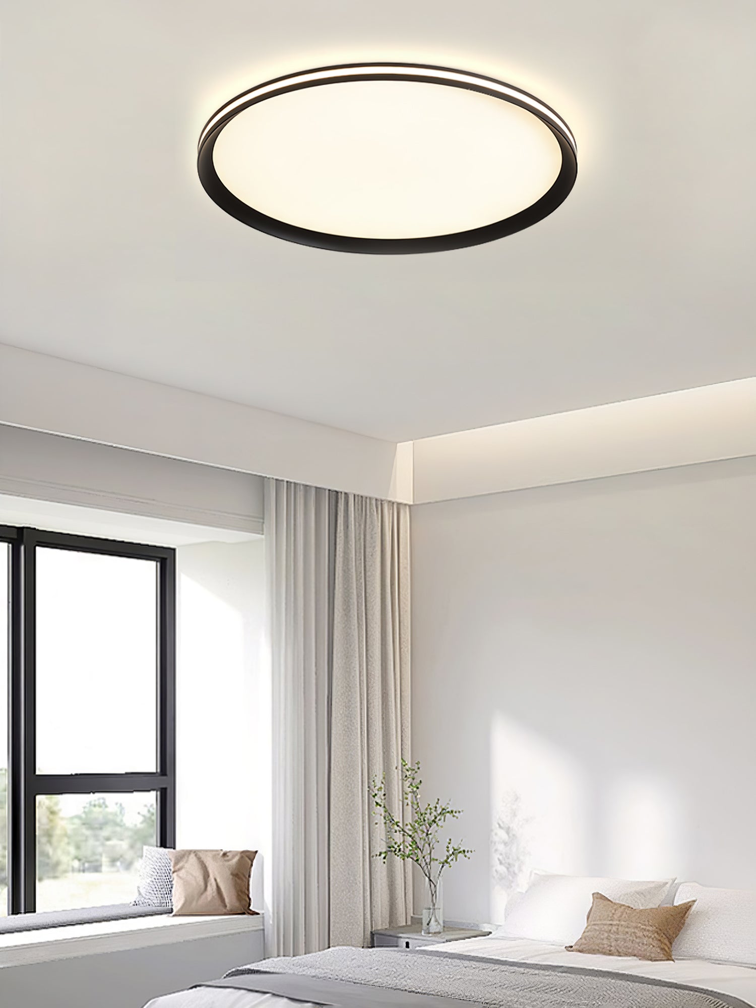 Avtheira Modern Minimalistisch Rund LED Deckenleuchte-Letslighting