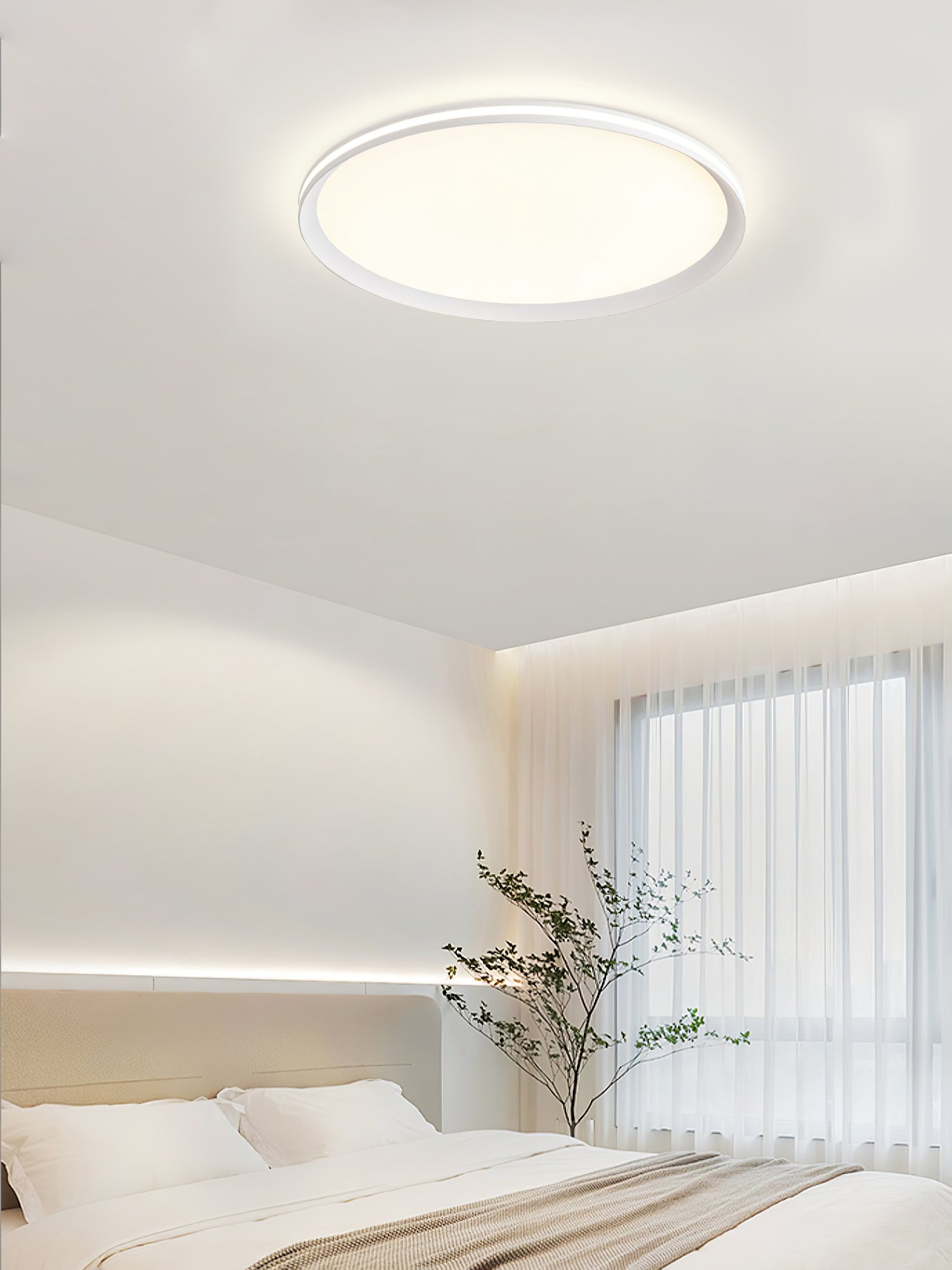 Avtheira Modern Minimalistisch Rund LED Deckenleuchte-Letslighting