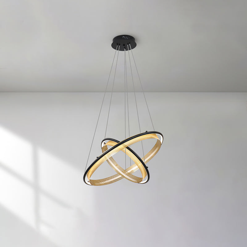 Erveliel Modern Minimalistisch LED Rund Kronleuchter-Letslighting