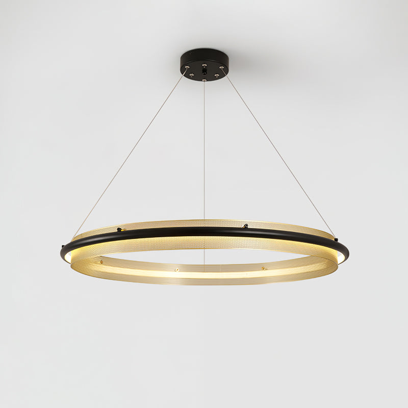 Erveliel Modern Minimalistisch LED Rund Kronleuchter-Letslighting