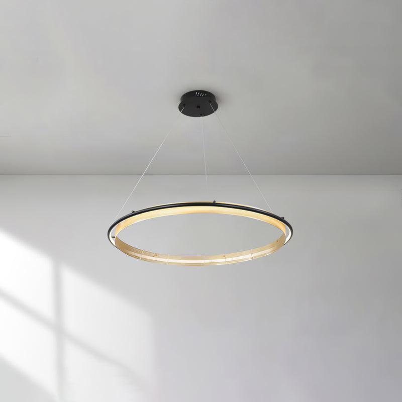Erveliel Modern Minimalistisch LED Rund Kronleuchter-Letslighting