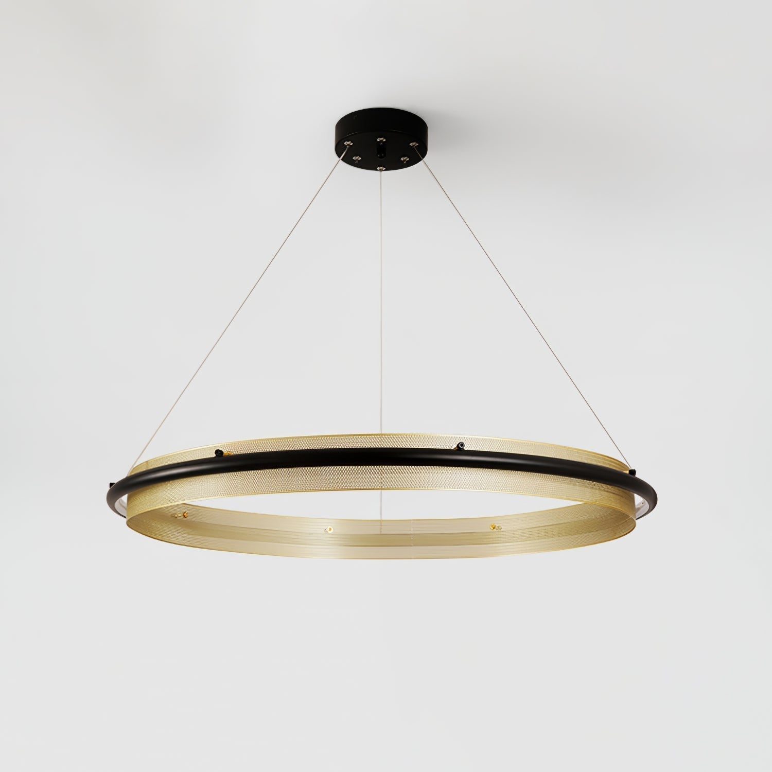 Erveliel Modern Minimalistisch LED Rund Kronleuchter-Letslighting