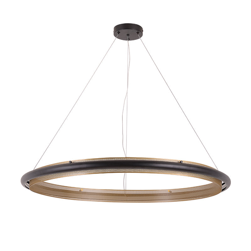 Erveliel Modern Minimalistisch LED Rund Kronleuchter-Letslighting