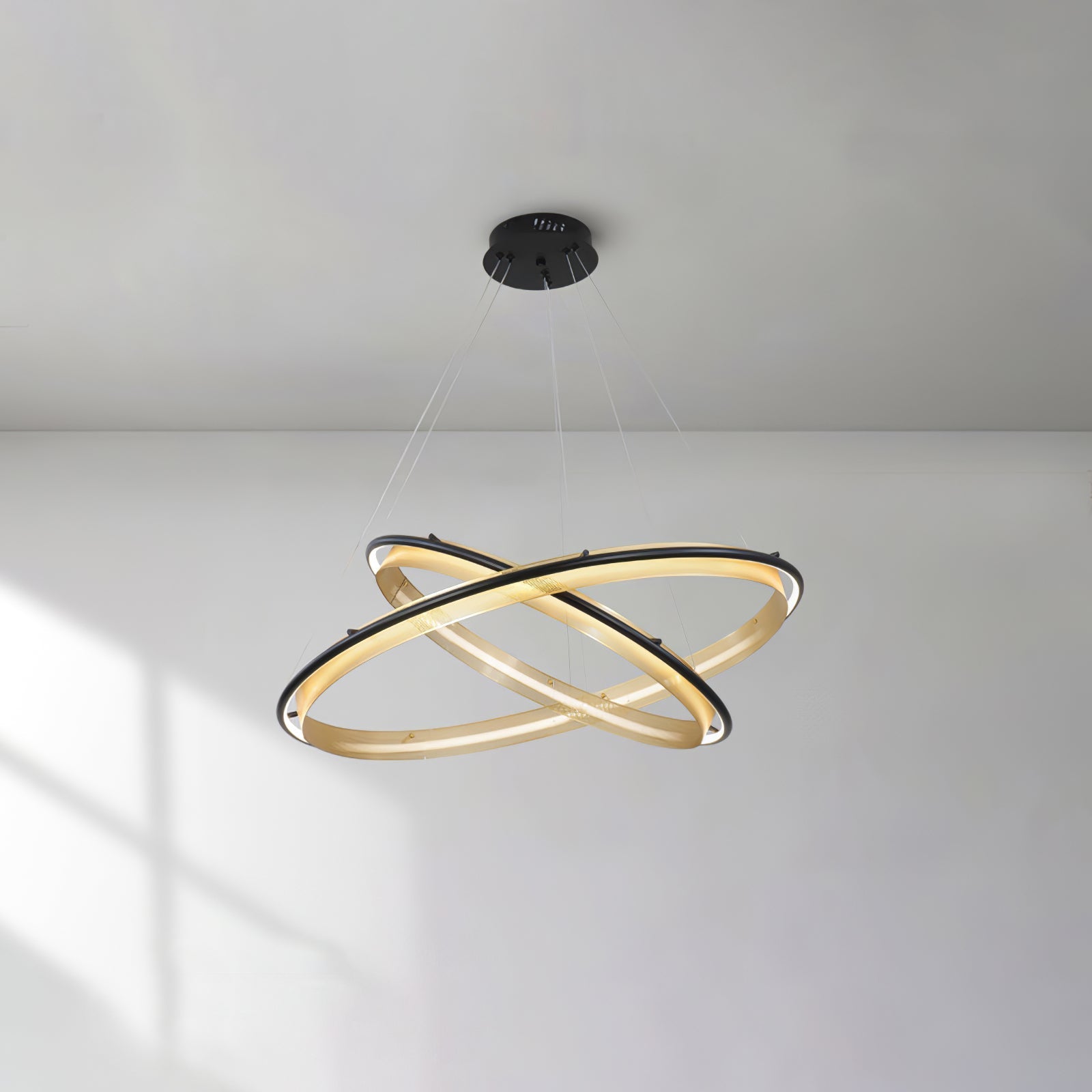 Erveliel Modern Minimalistisch LED Rund Kronleuchter-Letslighting