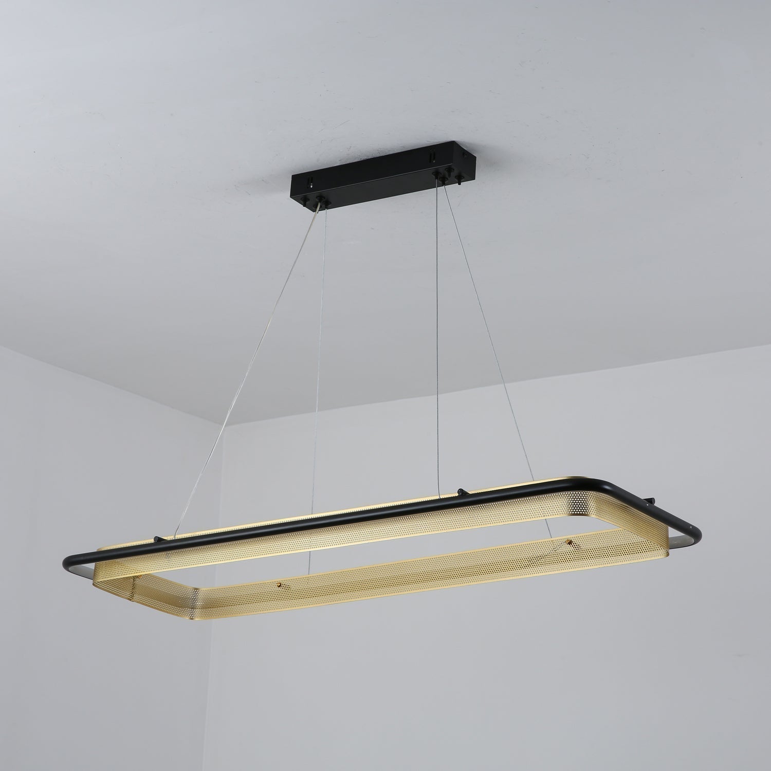 Erveliel Modern Minimalistisch LED Rund Kronleuchter-Letslighting