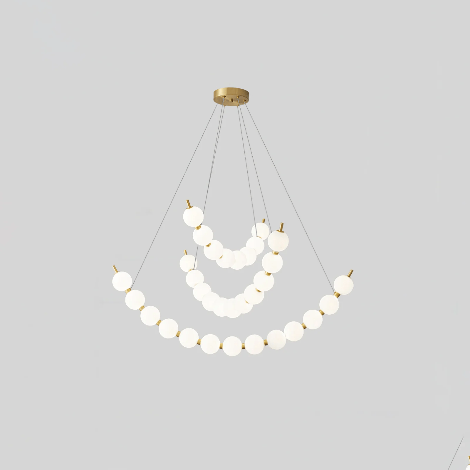 Cetalan Elegance Art Pearls Kunststoff-Kronleuchter-Letslighting
